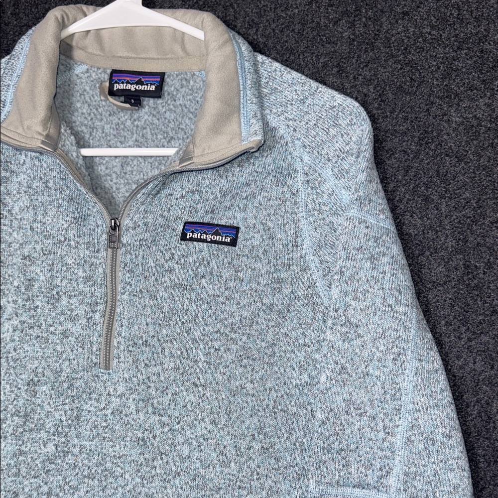 Patagonia Blue-Gray QuarterBetter Sweater -Zip Fleece Small - Picture 4 of 8
